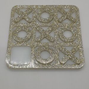 Tic-Tac-Toe Glitter Game Board